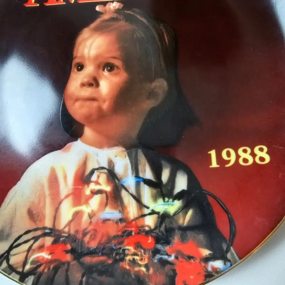 Vintage 1988 Christmas in America Collection Limited Edition K Mart Decor Plate